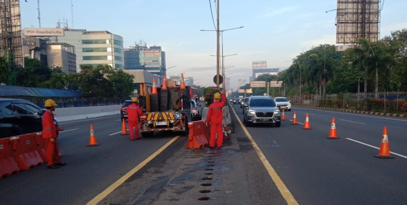 Waspada, Sistem Contraflow Diterapkan di Tol Jakarta-Tangerang
