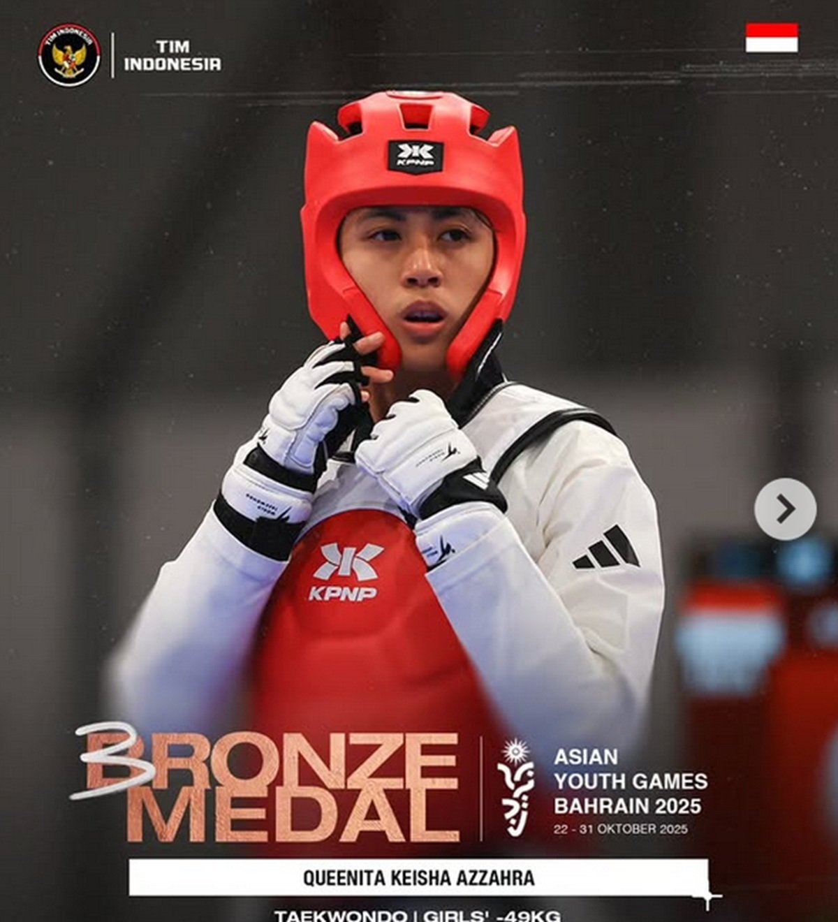 Indonesia Raih Medali Perak dan Perunggu di Asian Youth Games 2025