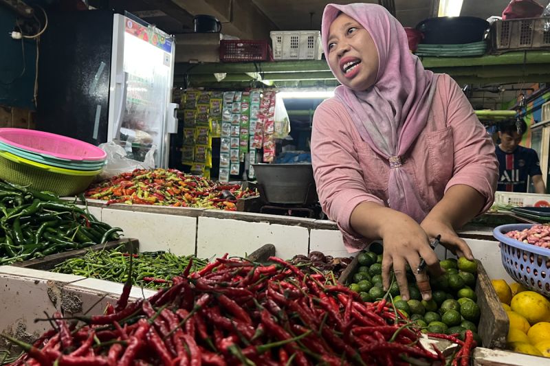 Harga Cabai Rawit Merah Capai Rp104.050 per Kg, Ayam Rp43.450 per Kg