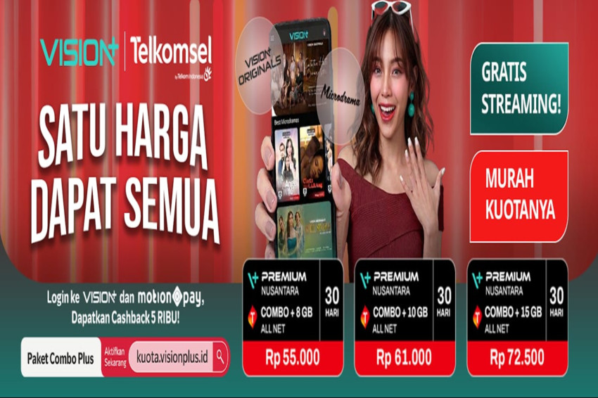 Obat Anti Bosan Saat Mudik: Combo Kuota Telkomsel Murah dan Gratis Streaming Vision+