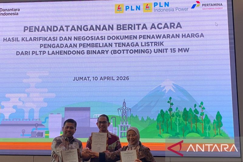 Kesepakatan PGE-PLN Tentang Tarif Listrik Proyek PLTP Lahendong